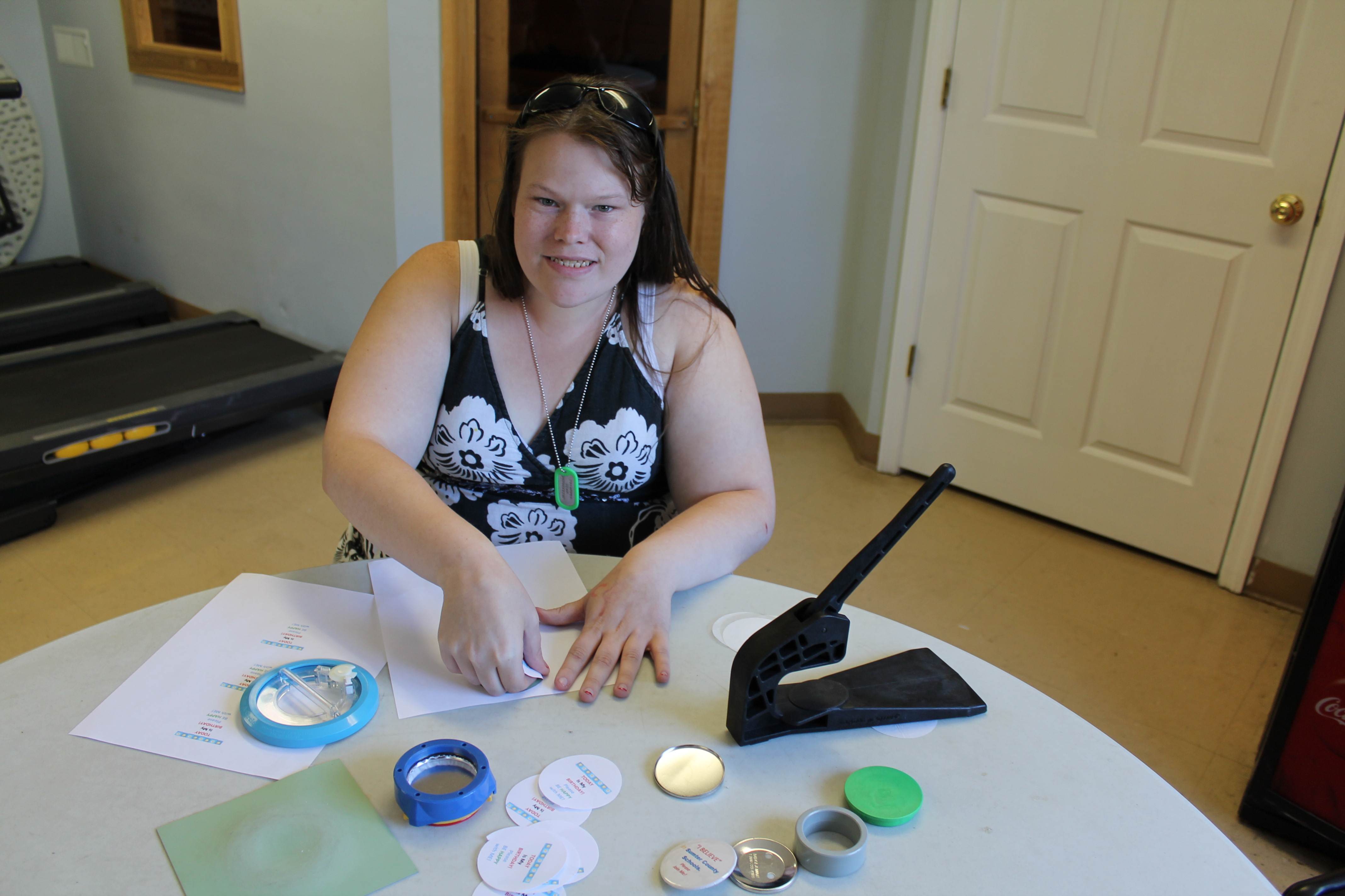 Birthday buttons
