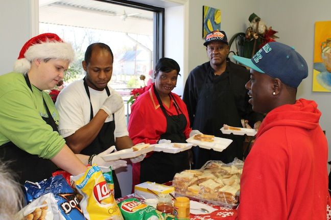 Christmas luncheon