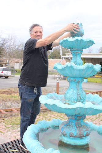 Hope Fountain Moved