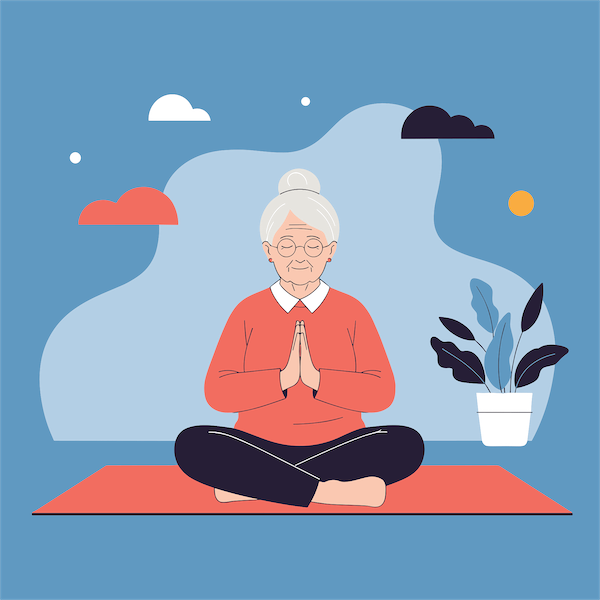Senior meditation