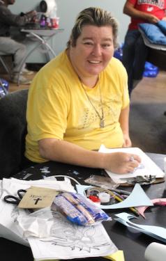 Susan Hull works on recovery